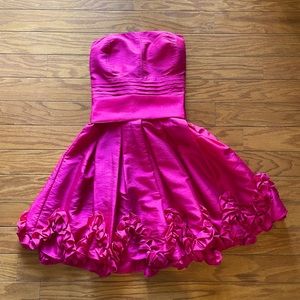 Daisy hot pink prom dress